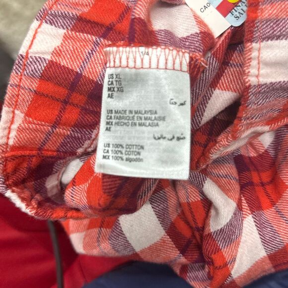 Jenni Women's Cotton Flannel Plaid Pajama Pants, Created for Macy's Size XL - Picture 4 of 4